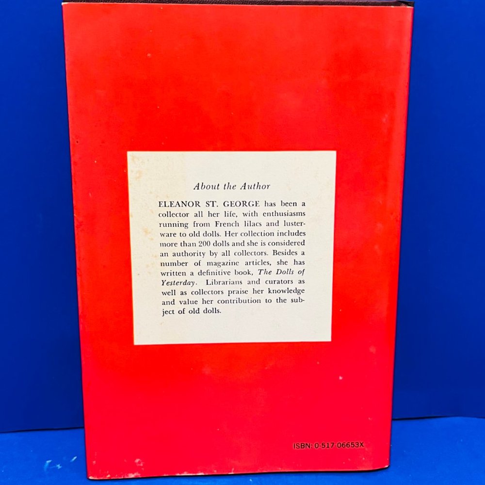 Rare/Vintage ‘Old Dolls’ Book, 1950, Eleanor St. George, Hard Cover~Dust Jacket - Picture 2 of 3